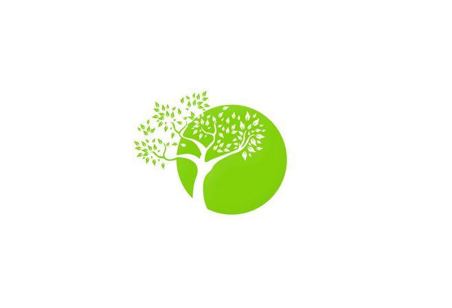 卡通树logo设计图片